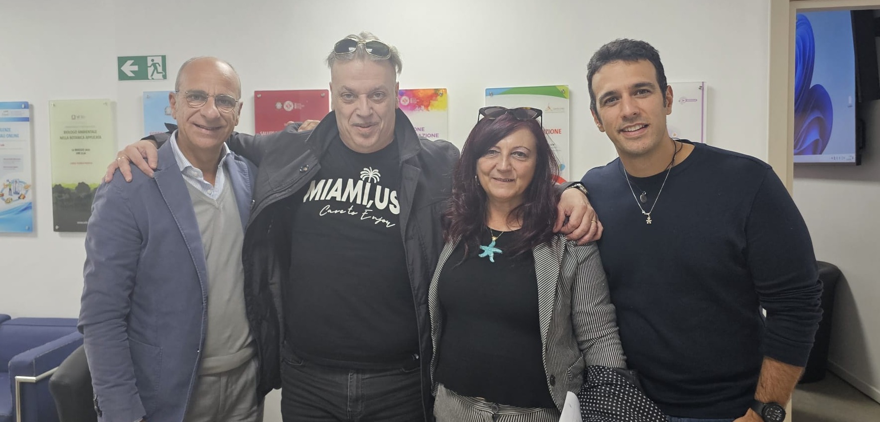 Da sinistra: Pecoraro, Petruzziello, Arcella e Cosimato