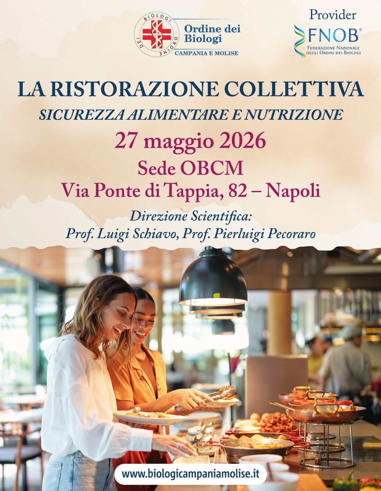 A Napoli un corso ECM sulla ristorazione collettiva: focus su sicurezza alimentare e nutrizione